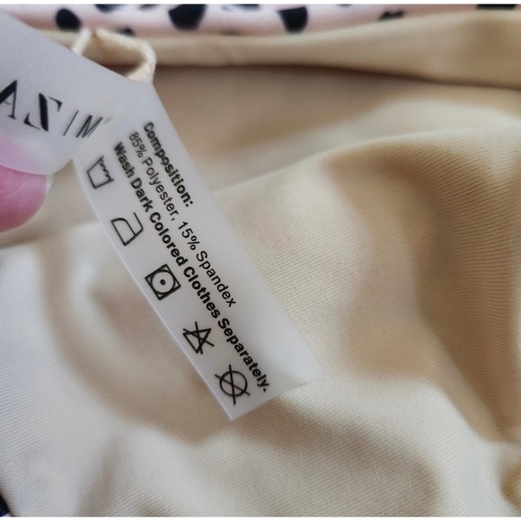 NWT Cupshe Teal High Waisted & Zaful Leopard Bikini Bottoms Bundle Womens Medium - Picture 8 of 11